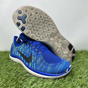Nike Free 4.0 Flyknit Men's Size 9.5 Running Shoes Sneakers 717075-400